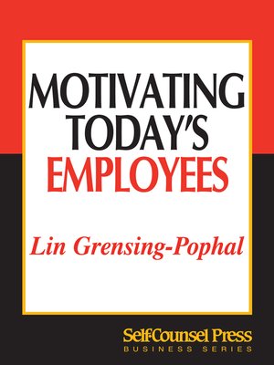 cover image of Motivating Today's Employees